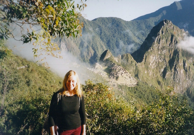 Auf dem Macchu Pichu in Peru.