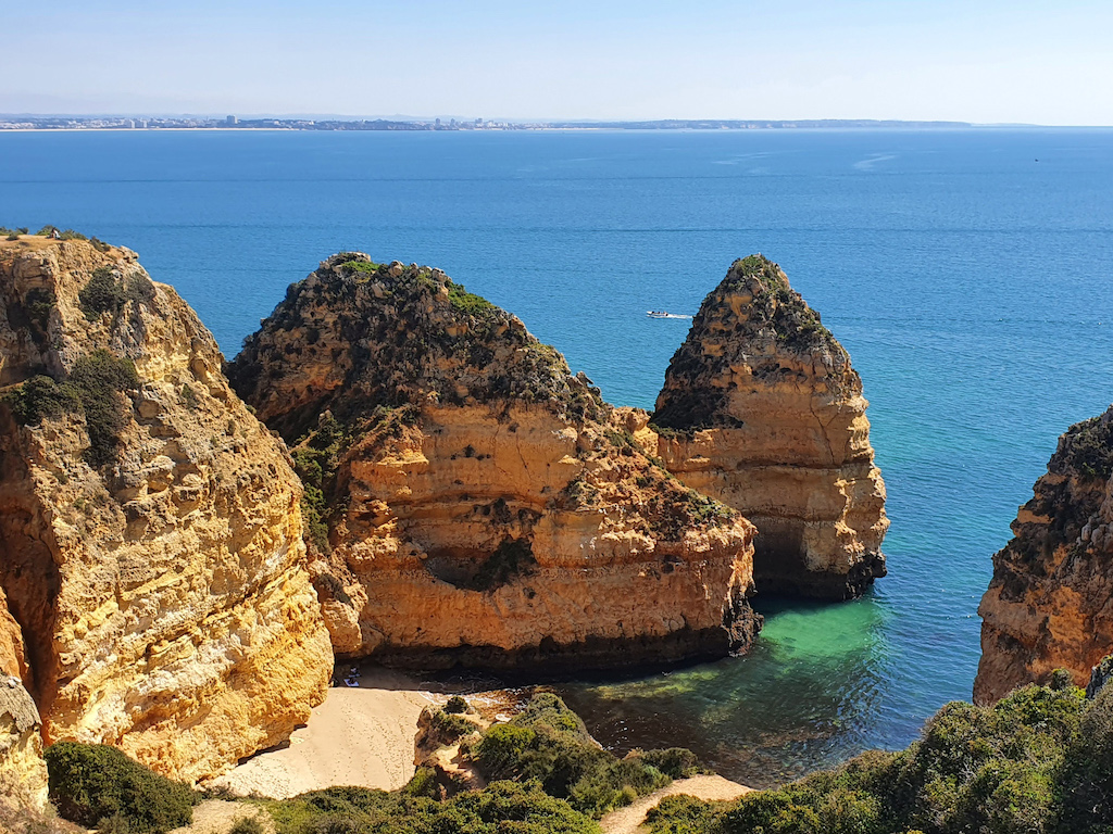 Küstenwanderung an der Algarve: von Lagos nach Praia da Luz
