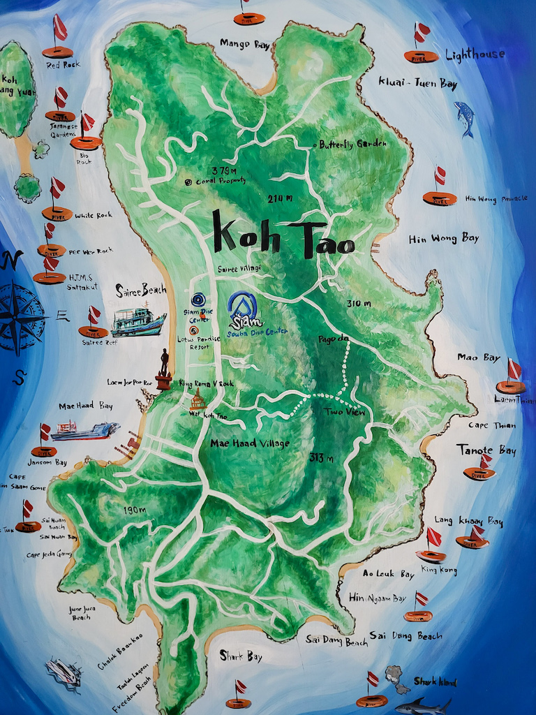 Koh Tao, die Tauchinsel im Golf von Thailand